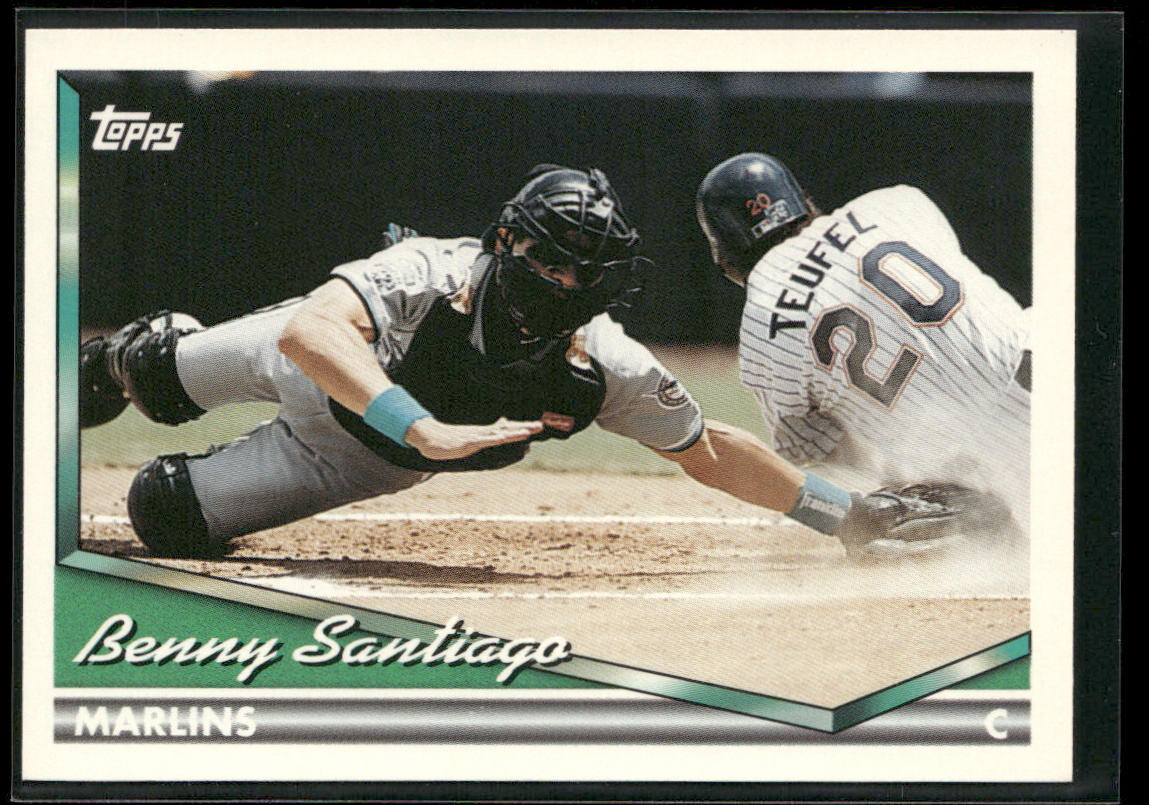 Benny Santiago 1994 Topps #370 Florida Marlins