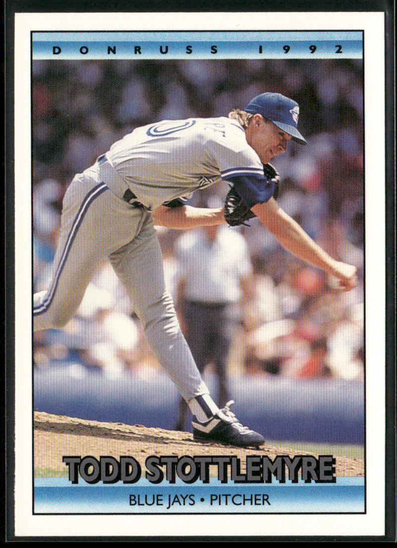 Todd Stottlemyre 1992 Donruss #263 Toronto Blue Jays front