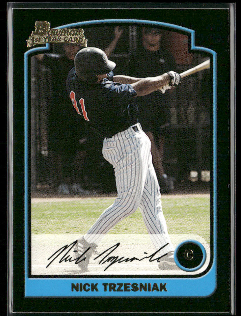 Nick Trzesniak 2003 Bowman #316 RC San Diego Padres front