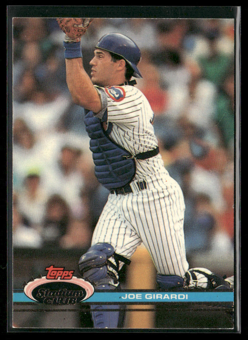 Joe Girardi 1991 Stadium Club #247 Chicago Cubs