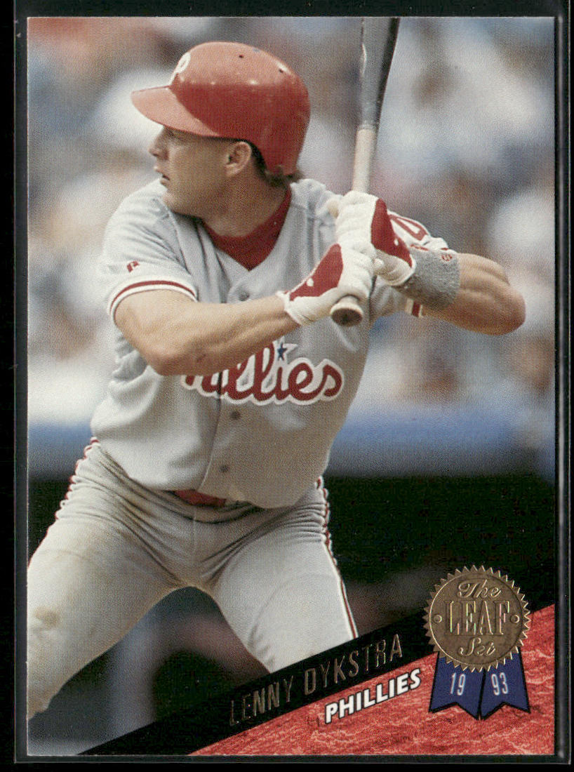 Lenny Dykstra 1993 Leaf #59 Philadelphia Phillies