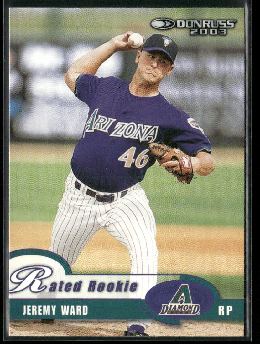Jeremy Ward 2003 Donruss #52 Arizona Diamondbacks