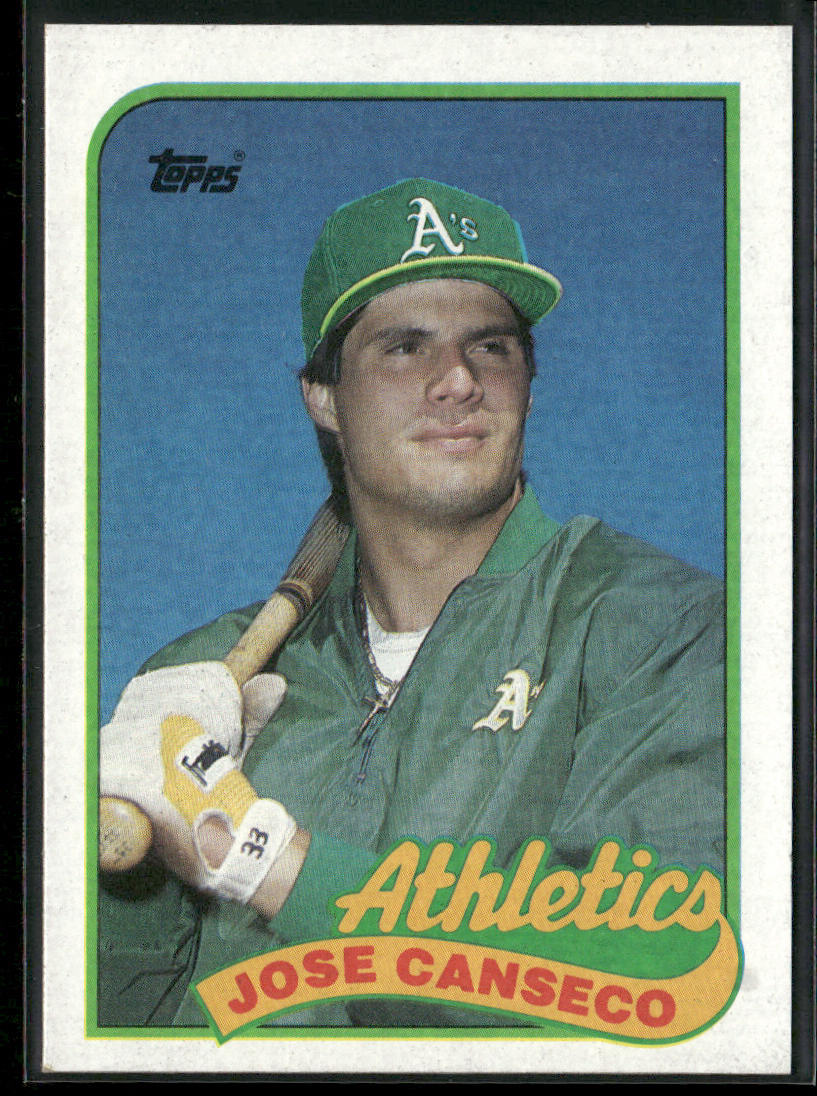 Jose Canseco 1989 Topps #500 Oakland Athletics