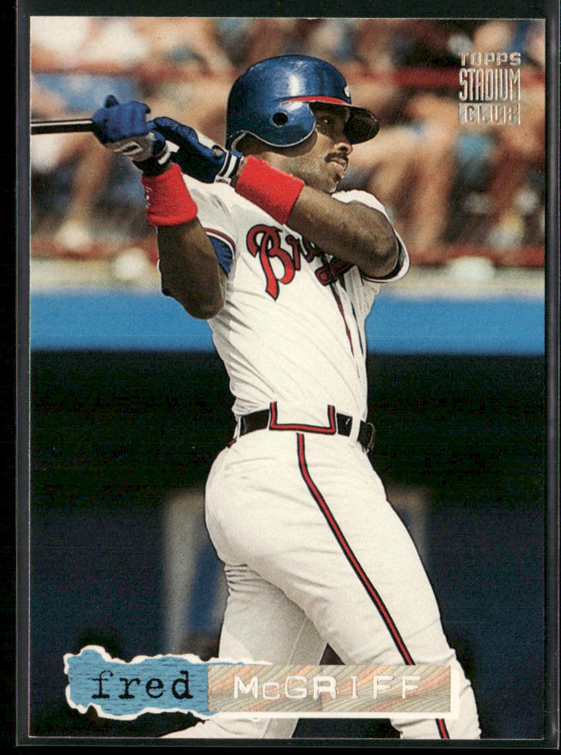 Fred McGriff 1994 Stadium Club Golden Rainbow #665 Atlanta Braves