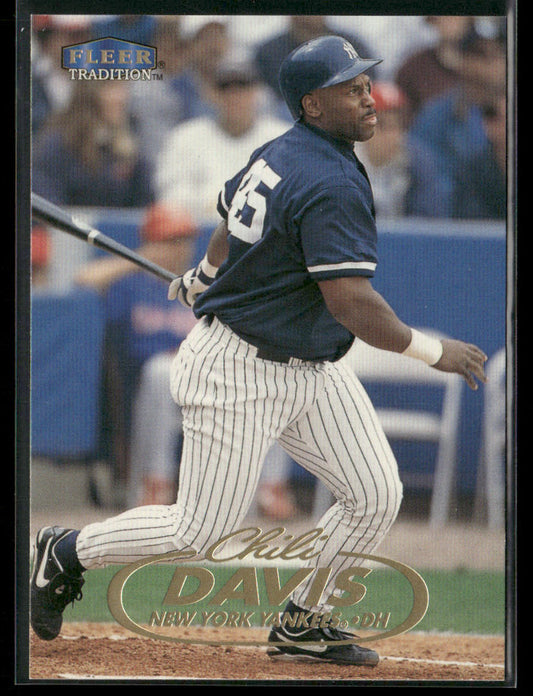 Chili Davis 1998 Fleer Tradition #363 New York Yankees front