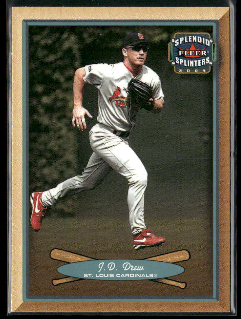 J.D. Drew 2003 Fleer Splendid Splinters #65 St. Louis Cardinals