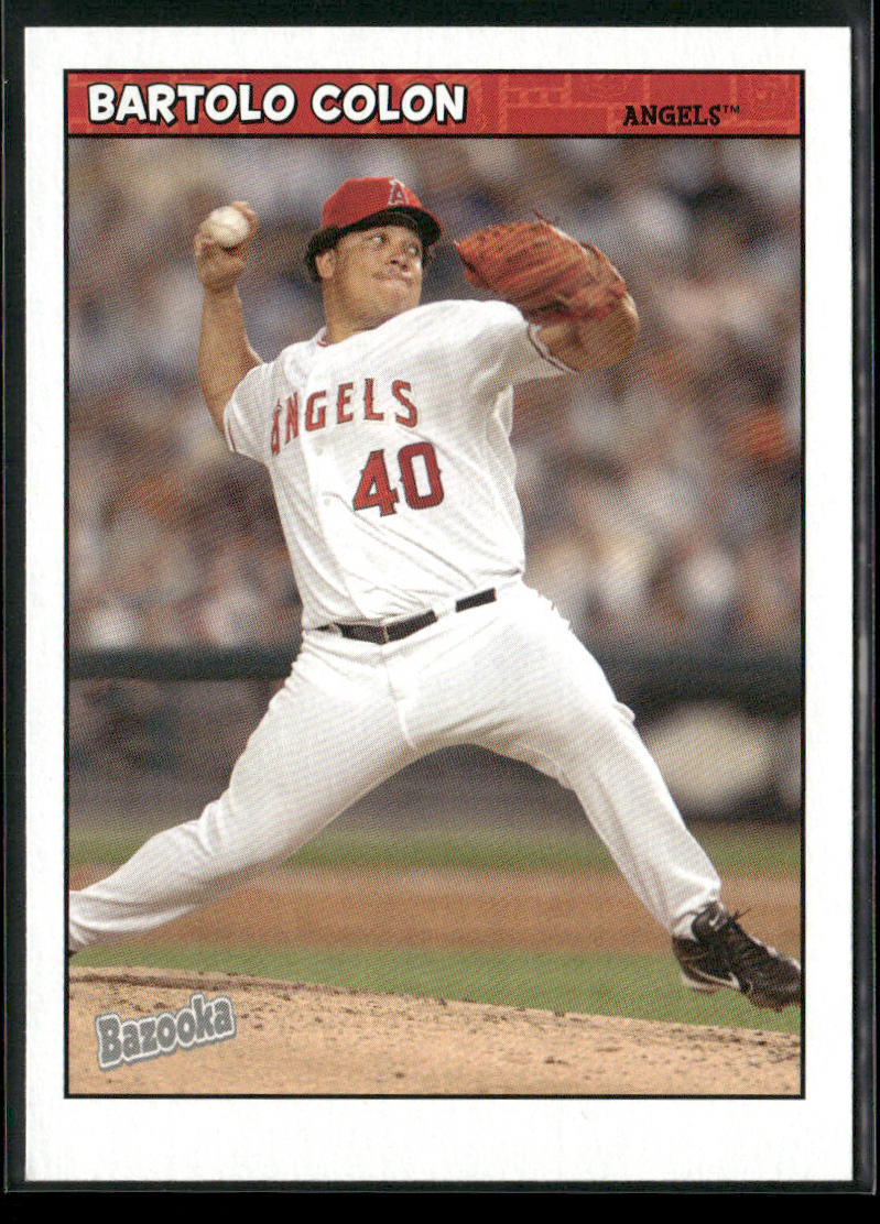 Bartolo Colon 2006 Bazooka #122 Los Angeles Angels front