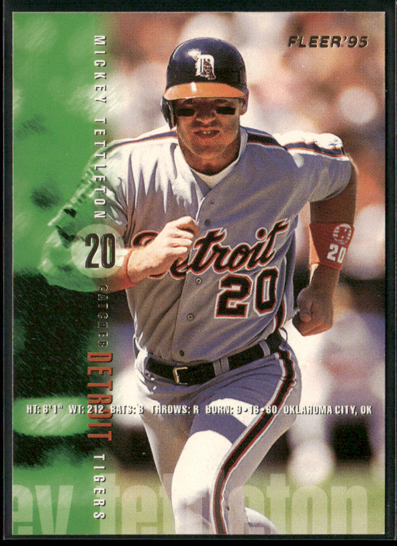 Mickey Tettleton 1995 Fleer #61 Detroit Tigers front