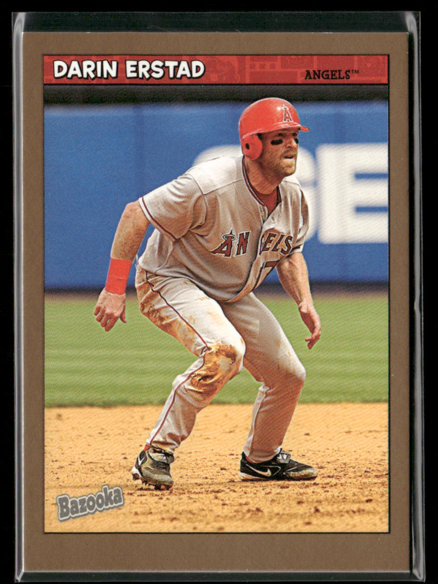 Darin Erstad 2006 Bazooka Gold Chunks #111 Los Angeles Angels