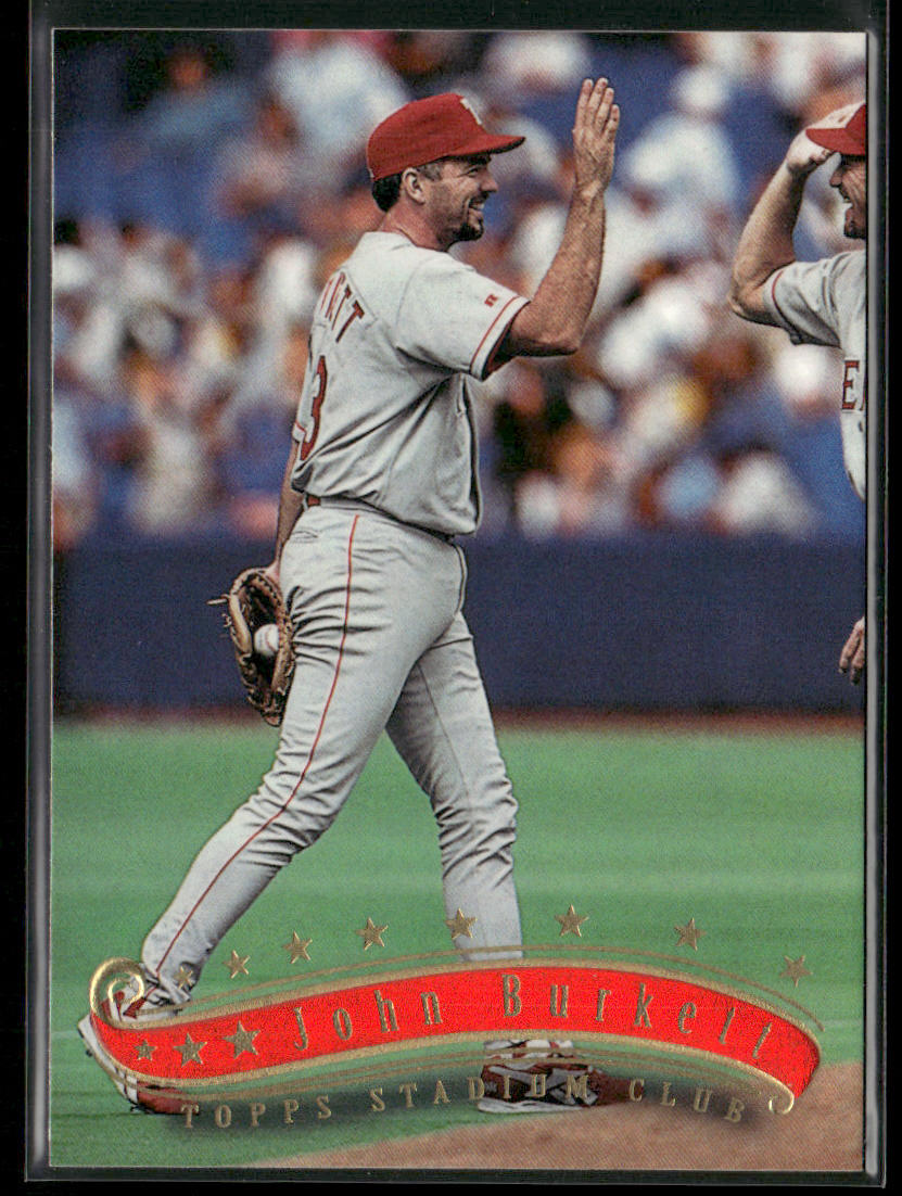 John Burkett 1997 Stadium Club #312 Texas Rangers