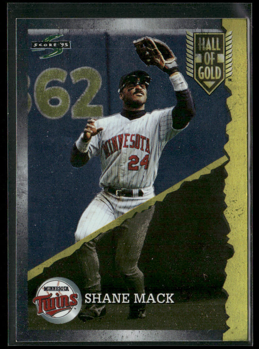 Shane Mack 1995 Score Hall of Gold #HG54 Minnesota Twins