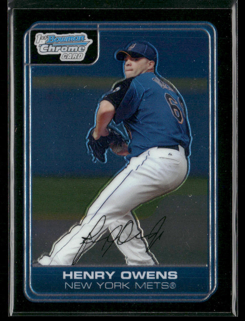 Henry Owens 2006 Bowman Chrome Prospects #BC92 New York Mets