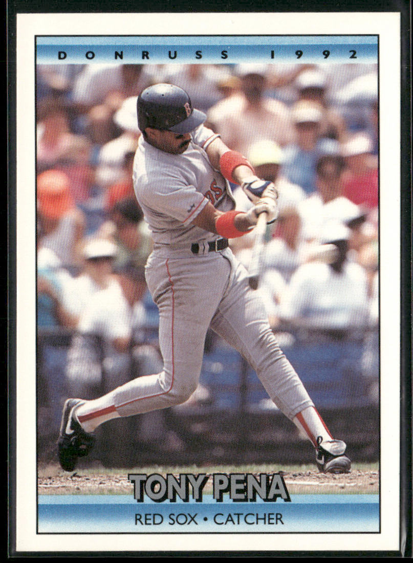 Tony Pena 1992 Donruss #208 Boston Red Sox front
