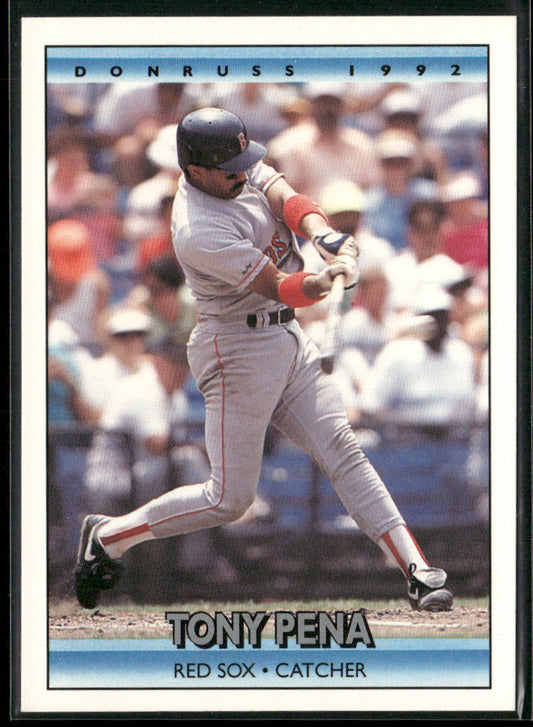 Tony Pena 1992 Donruss #208 Boston Red Sox front