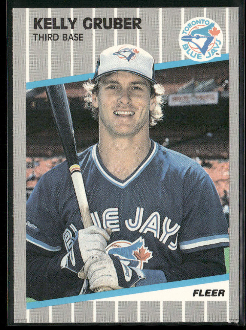 Kelly Gruber 1989 Fleer #234 Toronto Blue Jays