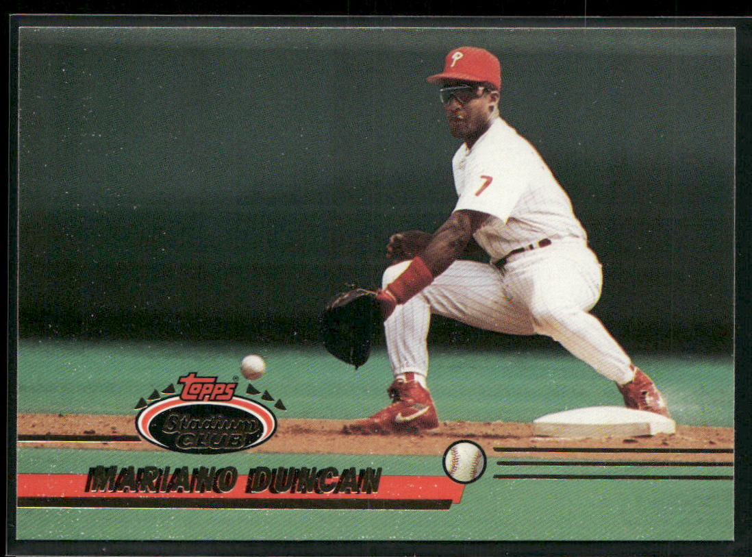 Mariano Duncan 1993 Stadium Club #276 Philadelphia Phillies front