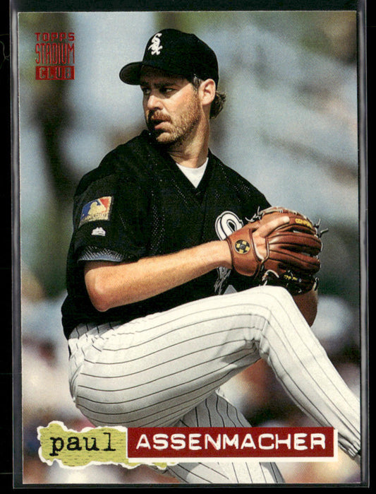 Paul Assenmacher 1994 Stadium Club #646 Chicago White Sox front
