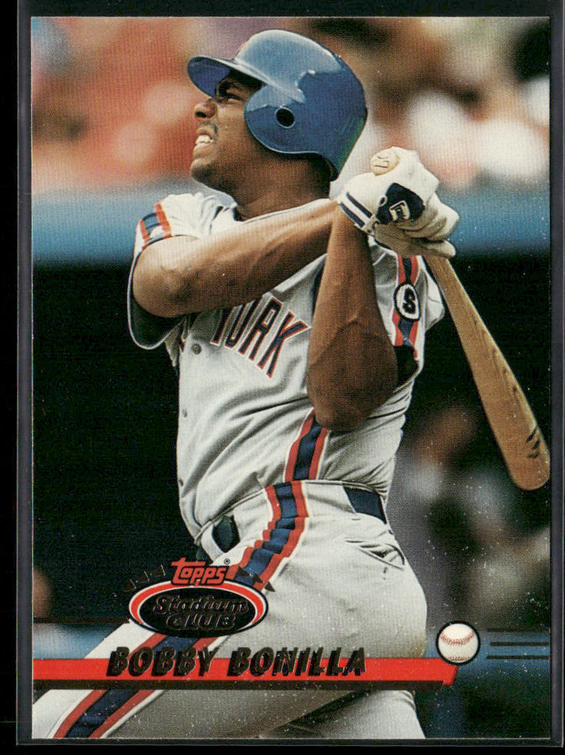 Bobby Bonilla 1993 Stadium Club #163 New York Mets front