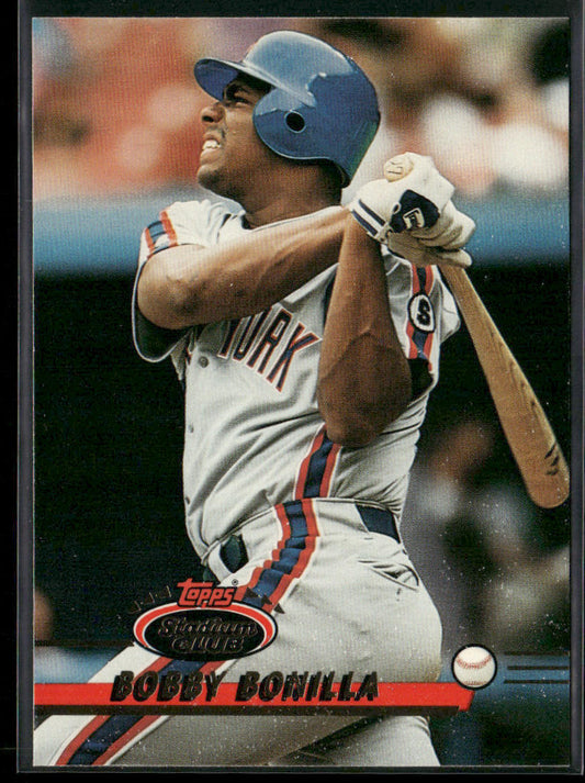 Bobby Bonilla 1993 Stadium Club #163 New York Mets front