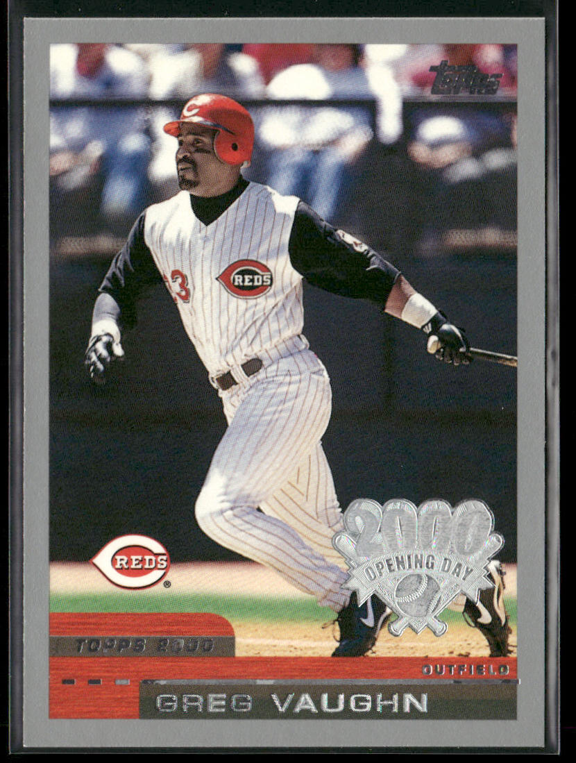 Greg Vaughn 2000 Topps Opening Day #49 Cincinnati Reds front