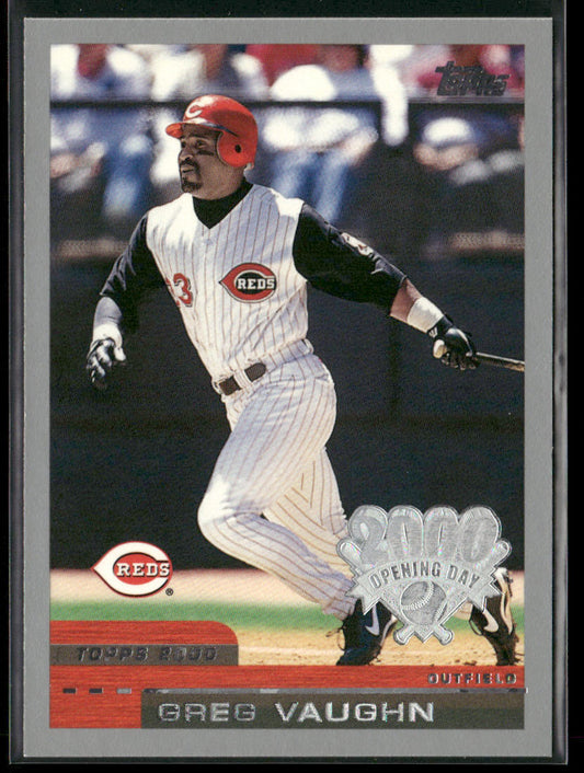 Greg Vaughn 2000 Topps Opening Day #49 Cincinnati Reds front