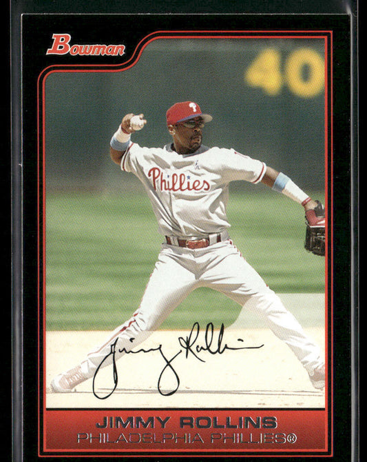 Jimmy Rollins 2006 Bowman #73 Philadelphia Phillies front