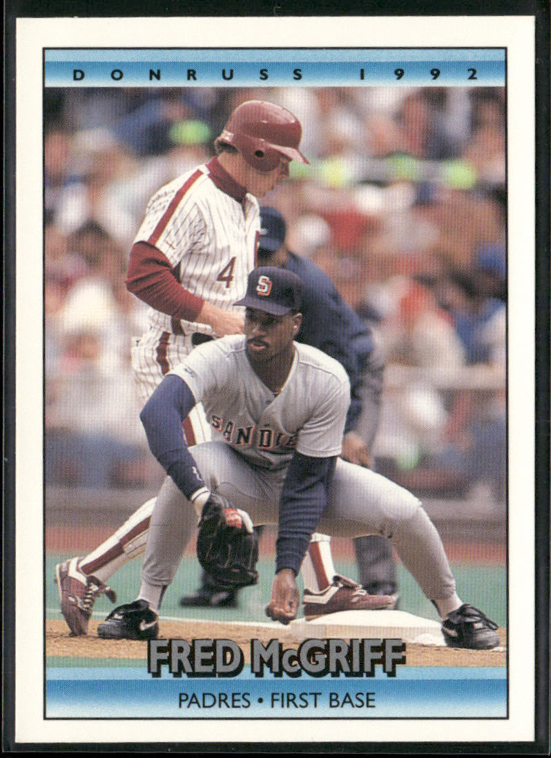 Fred McGriff 1992 Donruss #283 San Diego Padres