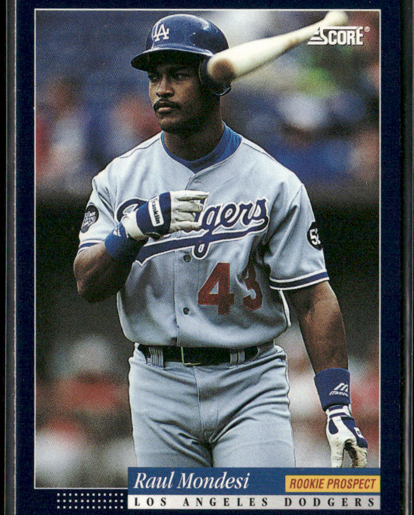Raul Mondesi 1994 Score #618 Los Angeles Dodgers