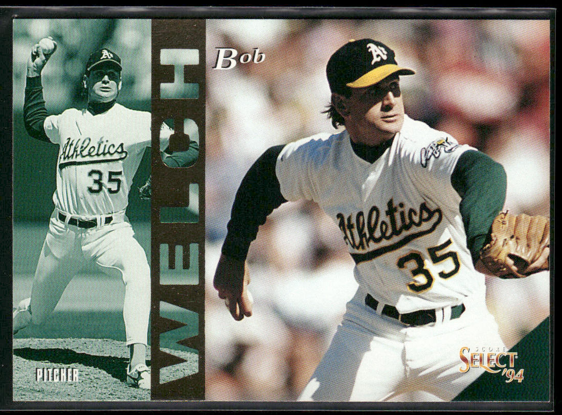 Bob Welch 1994 Select #126 Oakland Athletics