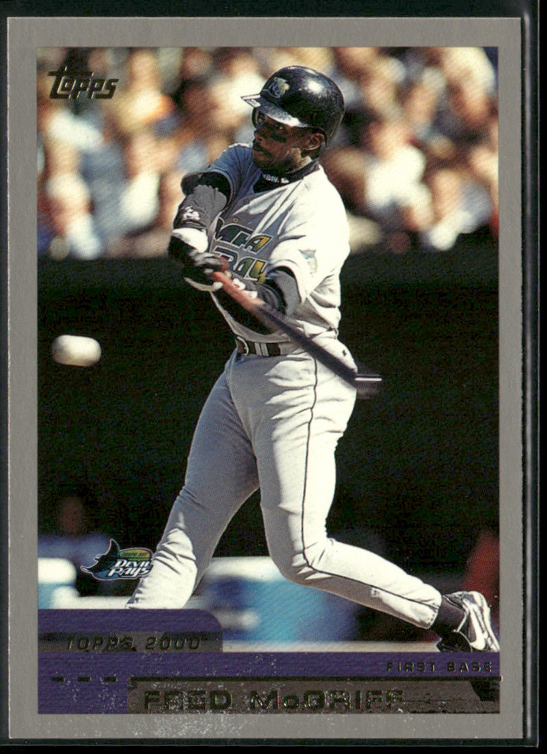 Fred McGriff 2000 Topps #31 Tampa Bay Devil Rays