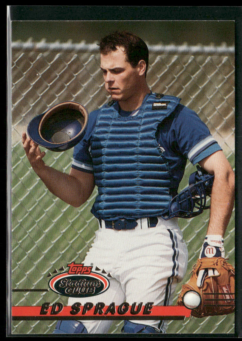 Ed Sprague 1993 Stadium Club #90 Toronto Blue Jays