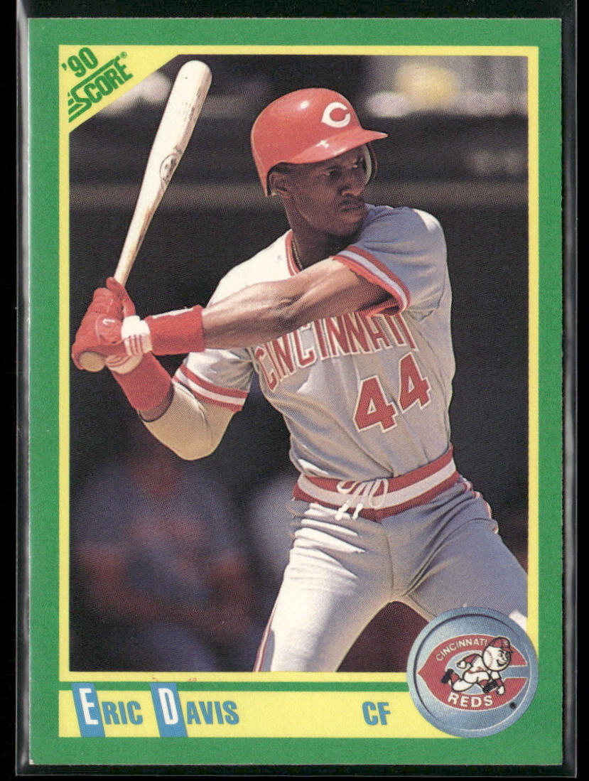 Eric Davis 1990 Score #185 Cincinnati Reds