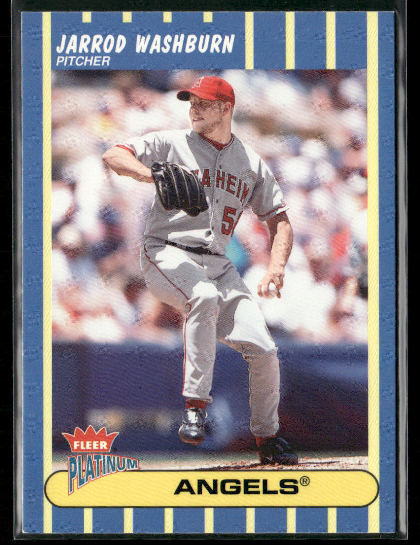 Jarrod Washburn 2003 Fleer Platinum #87 Anaheim Angels