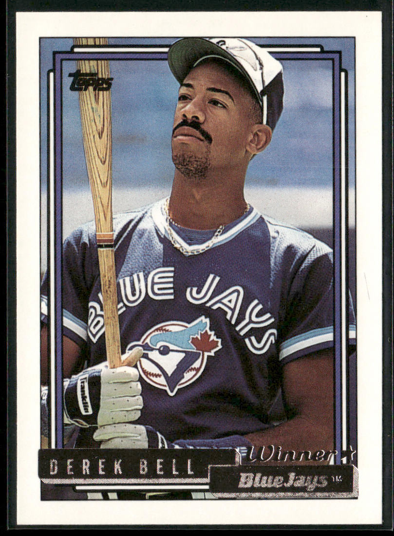 Derek Bell 1992 Topps Gold Winners #121 Toronto Blue Jays