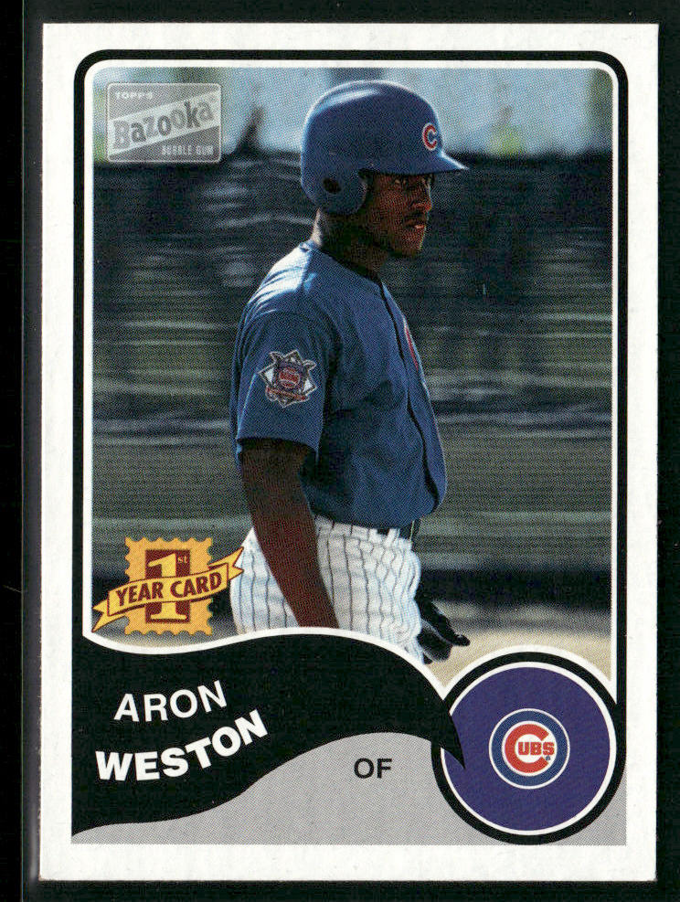 Aron Weston 2003 Bazooka #201 RC Chicago Cubs