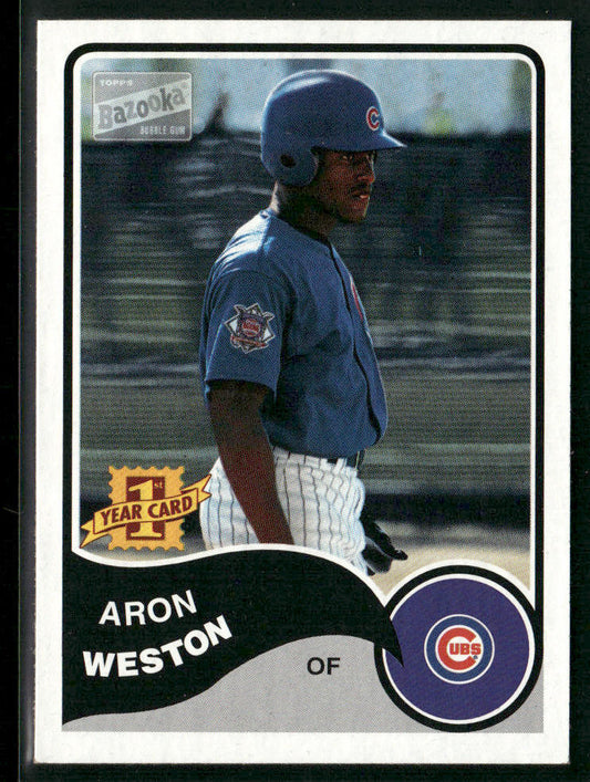 Aron Weston 2003 Bazooka #201 RC Chicago Cubs