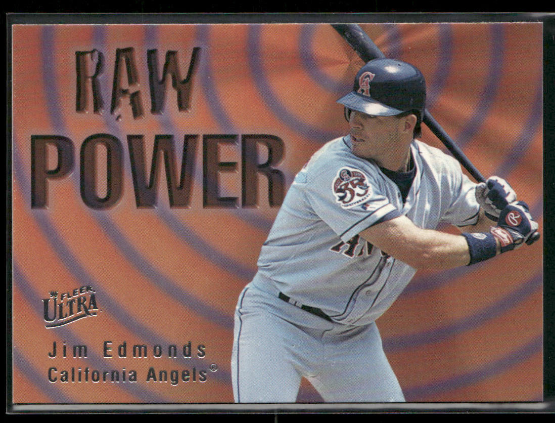 Jim Edmonds 1996 Ultra #594 California Angels front