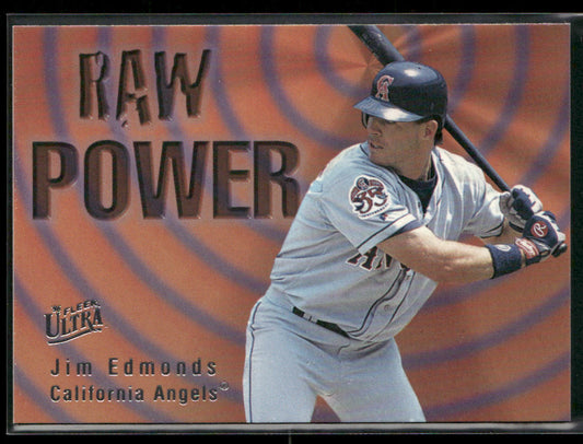 Jim Edmonds 1996 Ultra #594 California Angels front