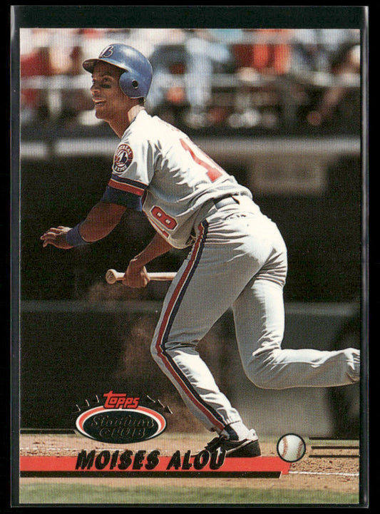 Moises Alou 1993 Stadium Club #239 Montreal Expos front
