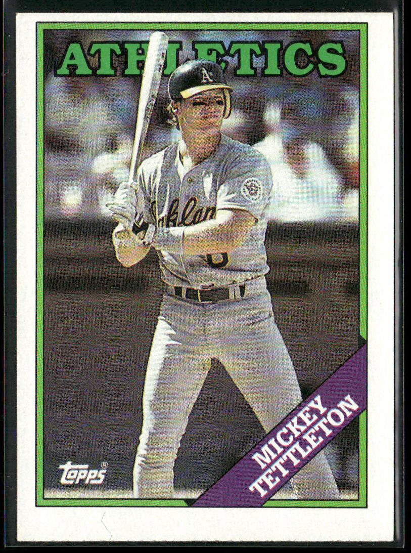 Mickey Tettleton 1988 Topps #143 Oakland Athletics front