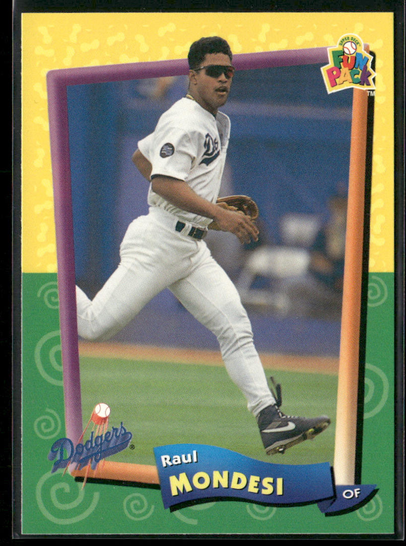 Raul Mondesi 1994 Upper Deck Fun Pack #143 Los Angeles Dodgers