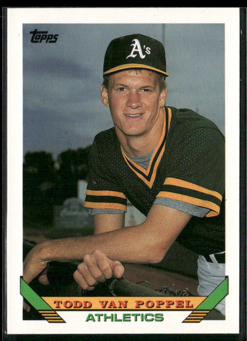Todd Van Poppel 1993 Topps #673 Oakland Athletics