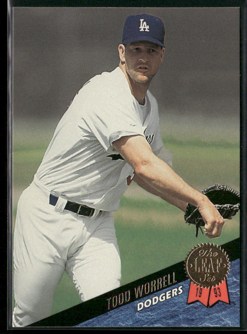 Todd Worrell 1993 Leaf #429 Los Angeles Dodgers