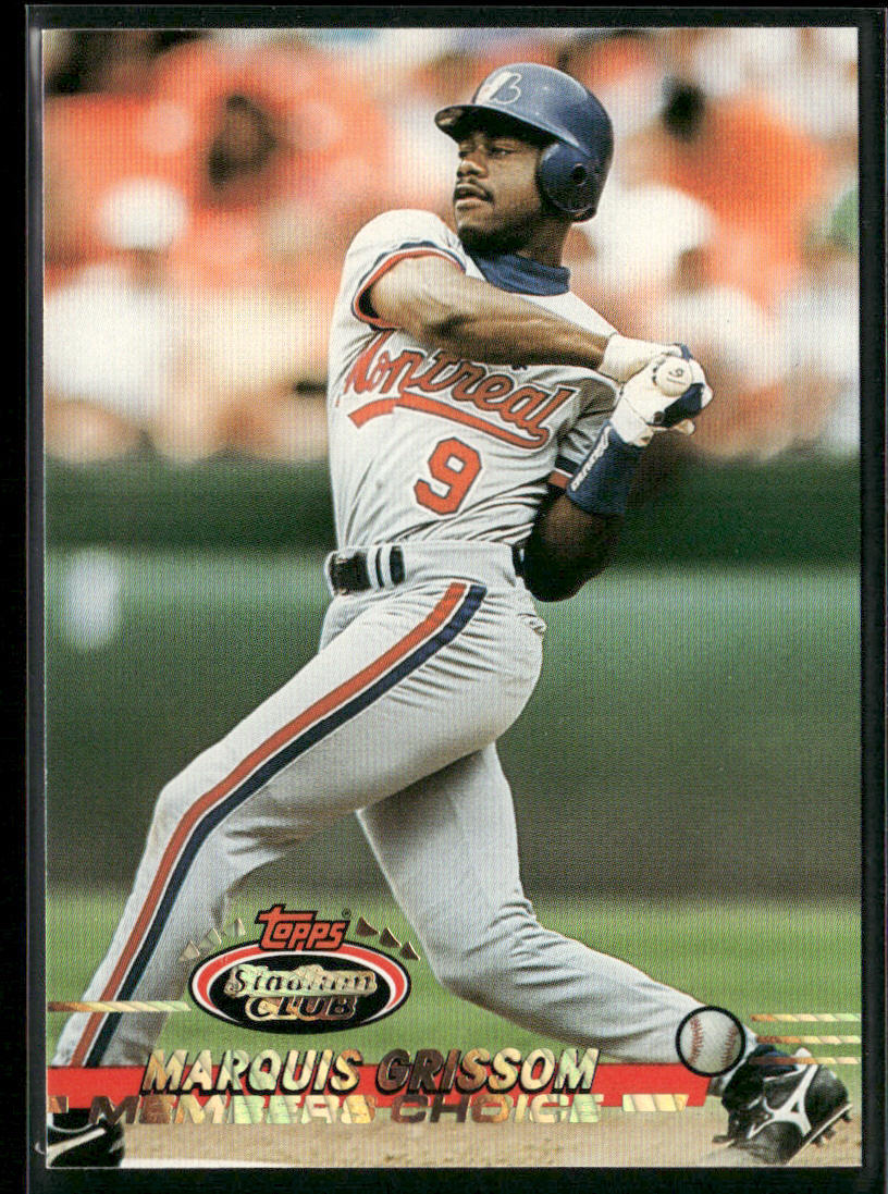 Marquis Grissom 1993 Stadium Club #598 Montreal Expos