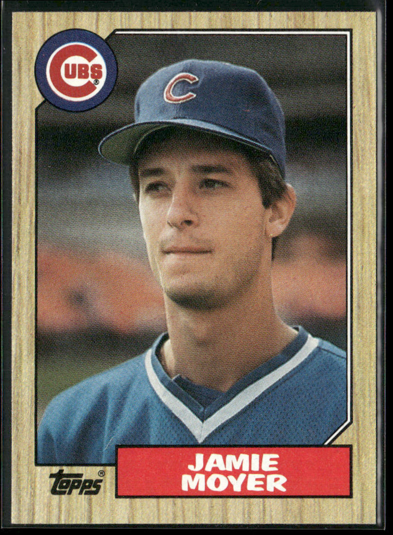 Jamie Moyer 1987 Topps #227 RC Chicago Cubs front