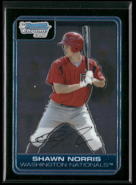 Shawn Norris 2006 Bowman Chrome Prospects #BC43 Washington Nationals