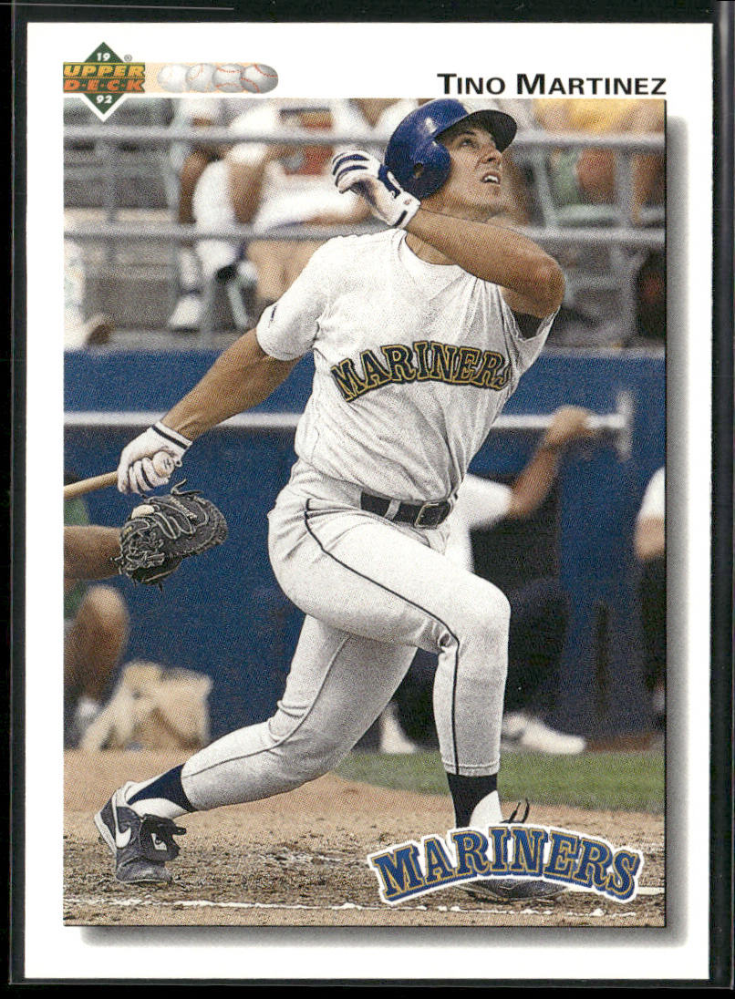 Tino Martinez 1992 Upper Deck #554 Seattle Mariners
