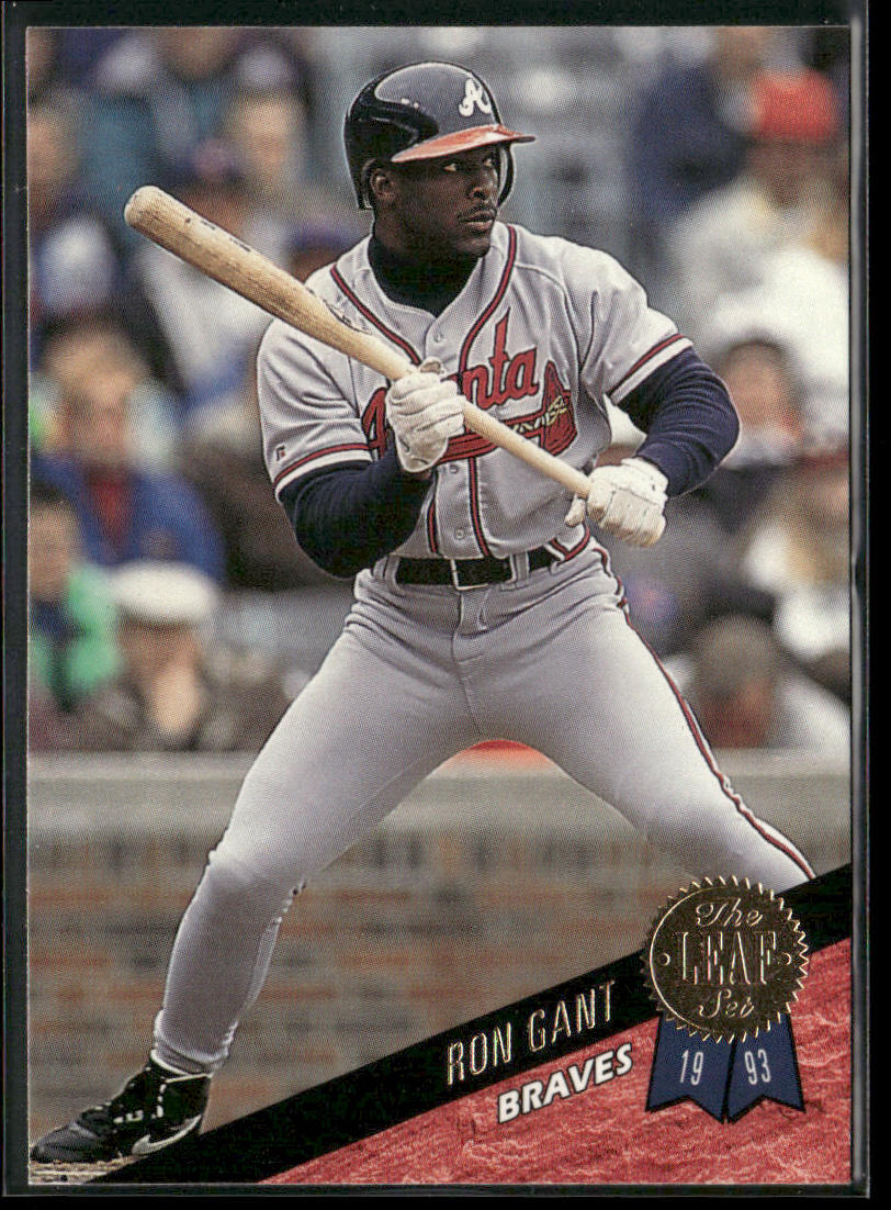 Ron Gant 1993 Leaf #225 Atlanta Braves
