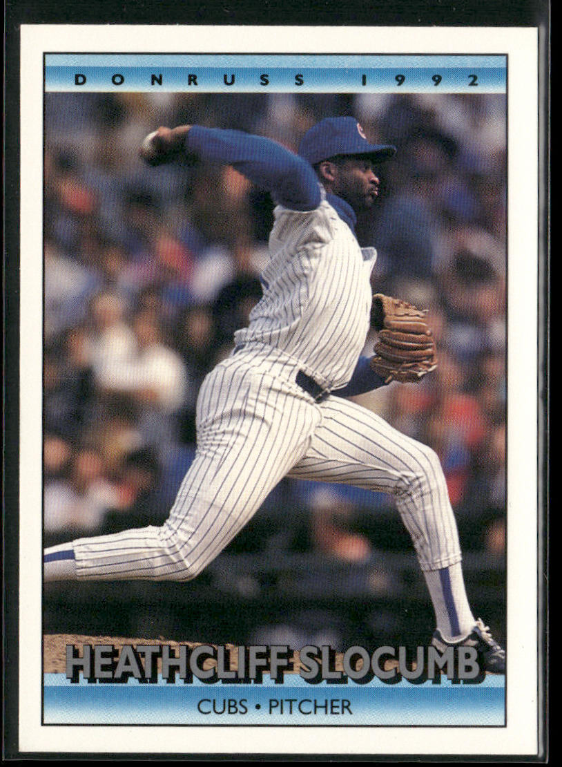 Heathcliff Slocumb 1992 Donruss #334 Chicago Cubs