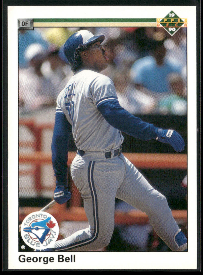 George Bell 1990 Upper Deck #127a Toronto Blue Jays front